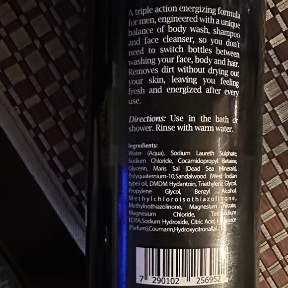DEAD SEA Men's 3 in 1 Wash - Picture 4 of 8